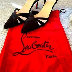 Christian Louboutin slingback pumps